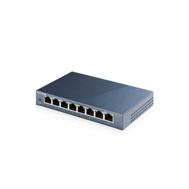 TPLSW028602 TP-LINK Switch de bureau 8 ports 10 100 1000Mbps - Boîtier métal