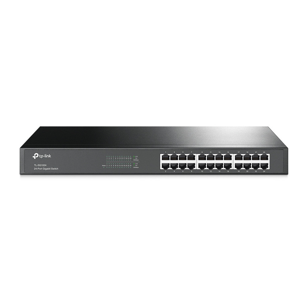 TPLSW027044 TP-LINK Switch 24 ports 10 100 1000 Mbps TPLSW027044 TP-LINK Switch 24 ports 10 100 1000 Mbps