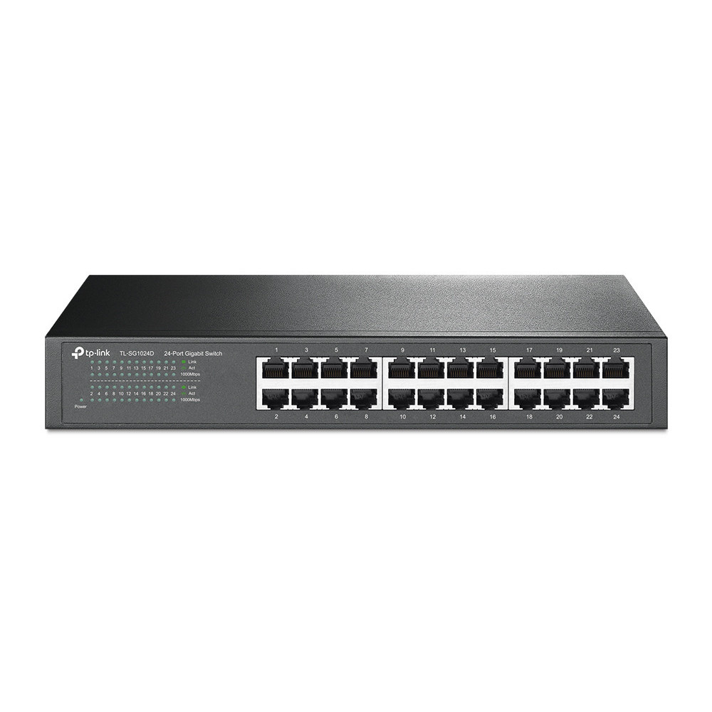 TPLSW015422 TP-LINK Switch rackabl de bureau Gigabit 24 ports TPLSW015422 TP-LINK Switch rackabl de bureau Gigabit 24 ports