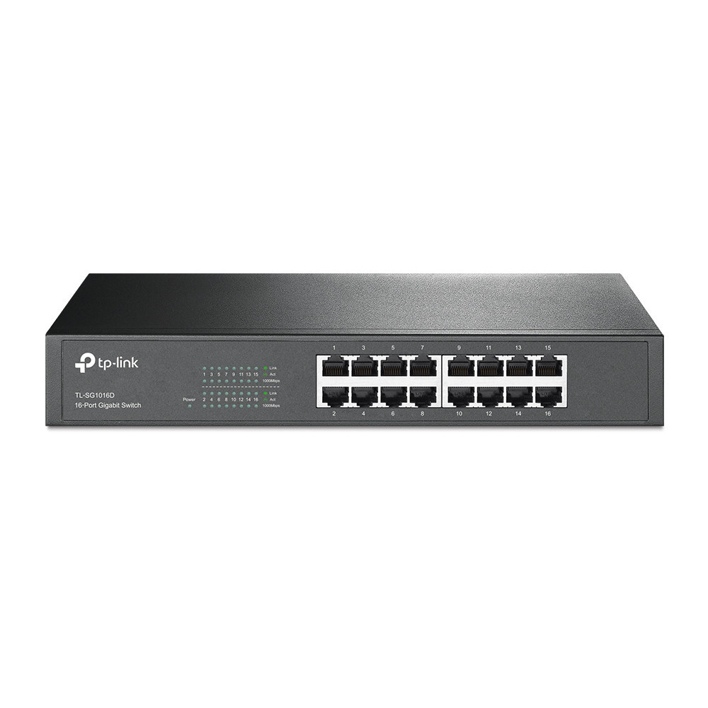 TPLSW015421 TP-LINK Switch 16 ports 10 100 1000 Mbps TPLSW015421 TP-LINK Switch 16 ports 10 100 1000 Mbps