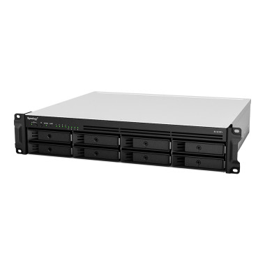 SYNBT036510 RS1221RP+ Bt NAS Rack 2U pour 8 DD 3.5 2.5p 2.2GHz QCore 4Go 4LAN GbE USB3