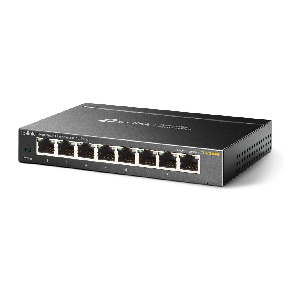 TPLSW032329 TP-LINK Switch 8 ports Gigabit 10 100 1000 Mbps Easy Smart