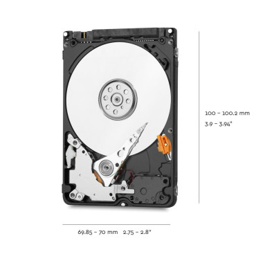 WESDD029552 WESTERN DIGITAL - WD Blue 2.5p 2To 5400tr min SATA 6 Gbit s