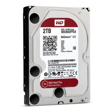 WESDD026047 WD RED PRO - 3.5 - 2To - 64Mo cache - 7200T min - Sata 6Gb s - Garantie 60 mois