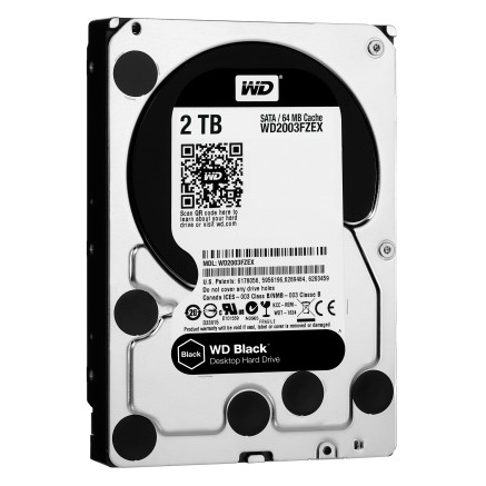 WESDD021777 3.5 Caviar Black 2To 7200rpm 64Mo Sata 6Gb s - Gar. 5 ans