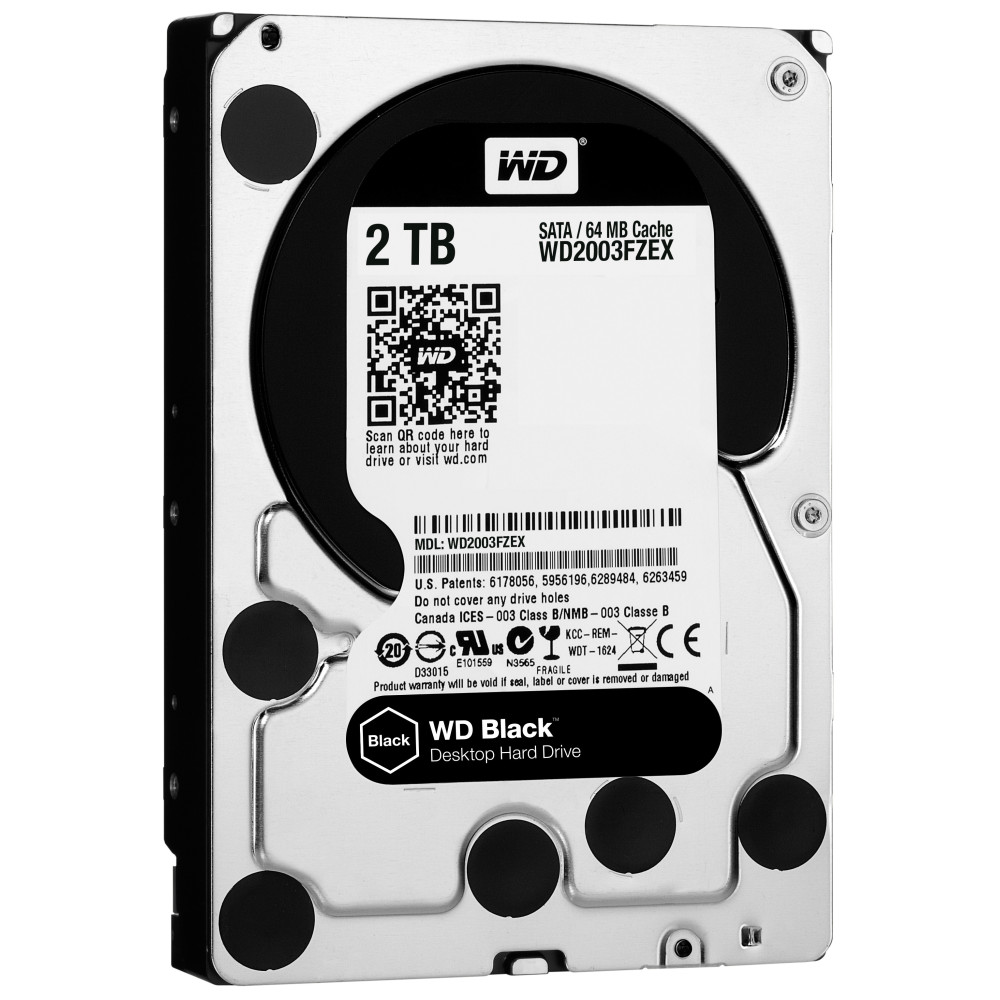 WESDD021777 3.5 Caviar Black 2To 7200rpm 64Mo Sata 6Gb s - Gar. 5 ans