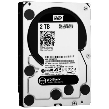 WESDD021777 3.5 Caviar Black 2To 7200rpm 64Mo Sata 6Gb s - Gar. 5 ans