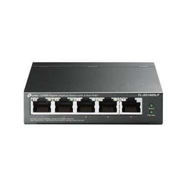 TPLSW036264 TP-LINK Switch 5 ports 10 100 1000 Mbps dont 4 PoE+ (Budget 40 W)