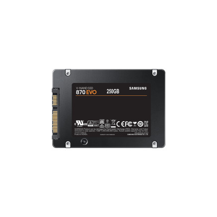 SAMDD036569 SAMSUNG 870 EVO MZ-77E250B EU 250 Go 2,5 pouces S-ATA-6.0Gbps