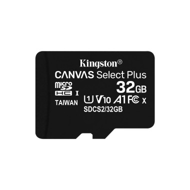 KNGMF036159 32GB micSDHC Canvas Select Plus 100R A1 C10 Card + ADP