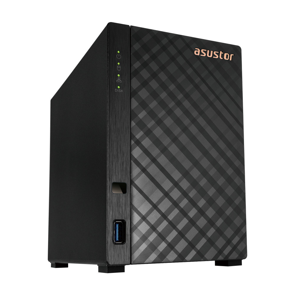 ASTBT037529 AS1102T NAS 2 baies SATA 1.4GHz Quadcore 1Go 1LAN 2.5GbE USB3.2