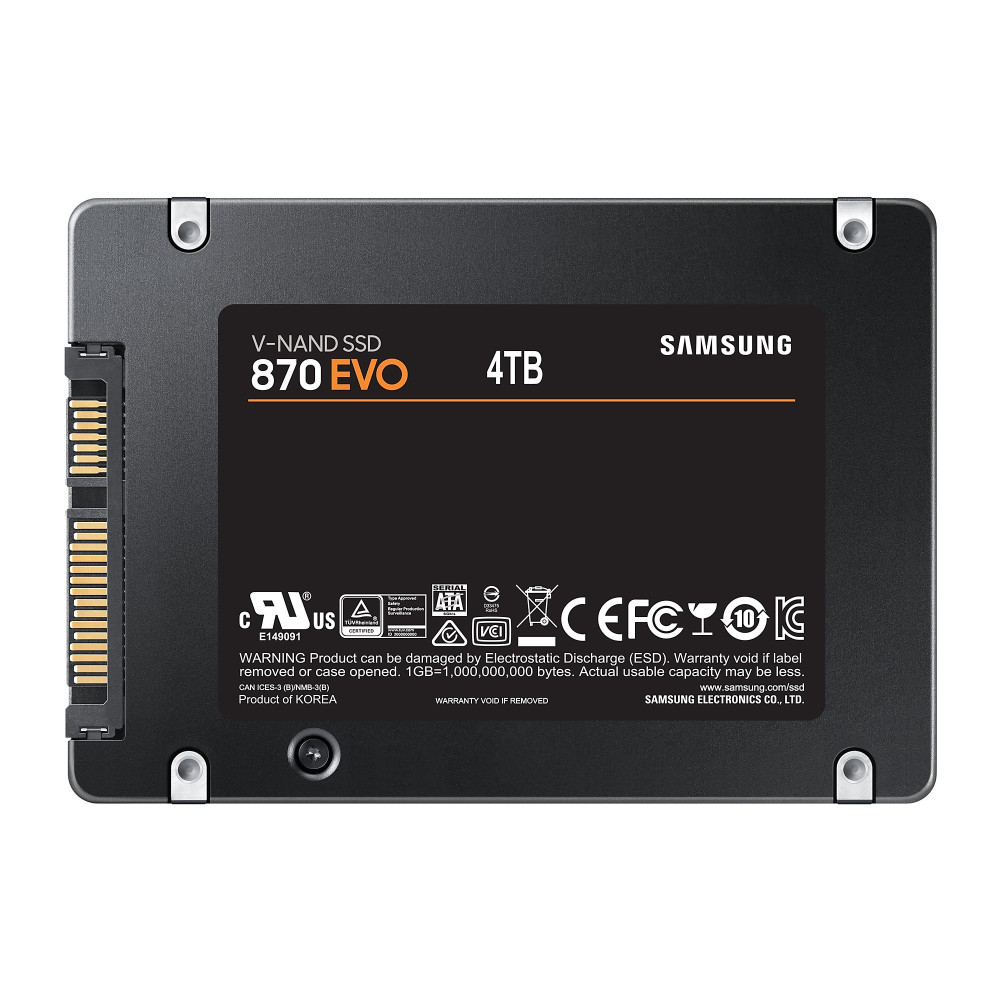 SAMDD036573 SAMSUNG 870 EVO MZ-77E4T0B EU 4 To 2,5 pouces S-ATA-6.0Gbps