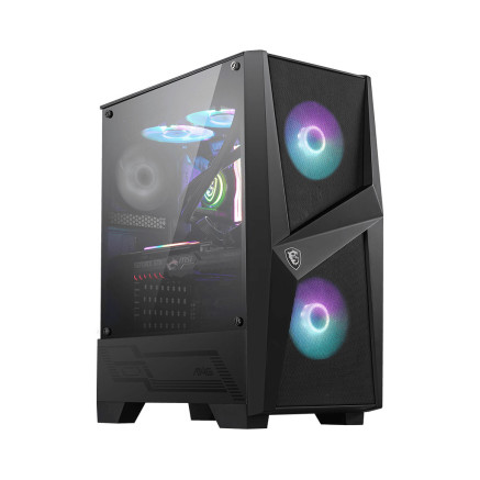 MSIBT036851 MSI MAG FORGE 100R - MT - 3USB - AUDIO - VERRE TREMPEE - RGB