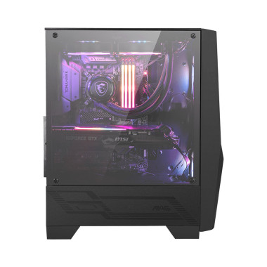 MSIBT036851 MSI MAG FORGE 100R - MT - 3USB - AUDIO - VERRE TREMPEE - RGB