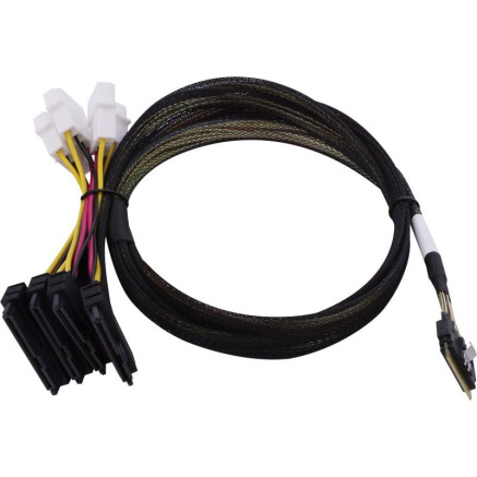 Adaptec Kabel SFF8654 - SFF8639 4xU.3 intern 0.8m SlimSAS - 4SFF-8639 ×2 U.3 tri-mode SAS SATA NVMe