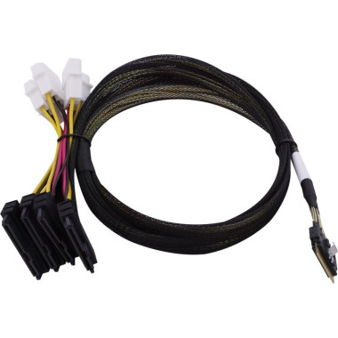 Adaptec Kabel SFF8654 - SFF8639 4xU.3 intern 0.8m SlimSAS - 4SFF-8639 ×2 U.3 tri-mode SAS SATA NVMe