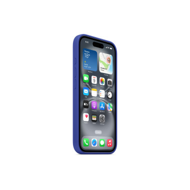 Apple - Coque de protection pour telephone portable - compatibilite  avec MagSafe - silicone - bleu | ECP Grossiste informatique