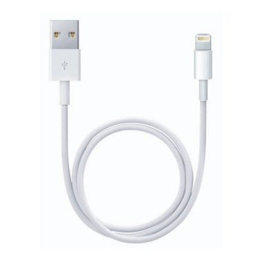 UNIFORMATIC - CORDON USB LIGHTNING CONNECTEUR MFI APPLE 0.5 METRE, Permet de recharger et de synchroniser les données de votre