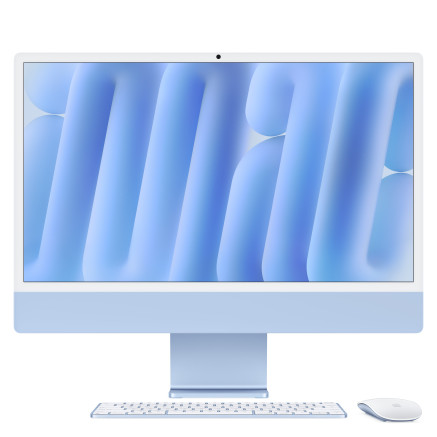 Apple iMac with 4.5K Retina display - Tout-en-un M4 jusqu  - RAM 16 Go - SSD 256 Go - Apple M4 10-core - Gigabit Ethernet, IE