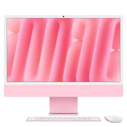 Apple iMac with 4.5K Retina display - Tout-en-un M4 jusqu  - RAM 16 Go - SSD 256 Go - Apple M4 10-core - Gigabit Ethernet, IE