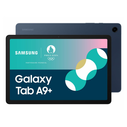 Samsung Galaxy Tab A9+ - Tablette - Android 13 - 128 Go - 11 TFT (1920 x 1200) - Logement microSD - marine