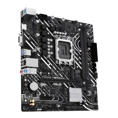 ASUCM045645 ASUS PRIME H610M-K - MATX - LGA 1700 - 2x DDR5 - HDMI - VGA - M.2