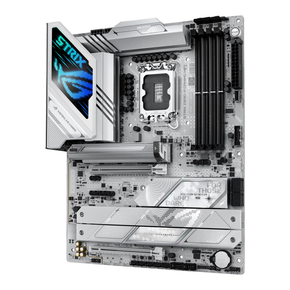 ASUCM045750 ASUS ROG STRIX Z890-A GAMING WIFI - ATX - INTEL LGA 1851 - 4x DDR5 - PCIe 5.0 X16 - HDMI - DP - 5x M.2