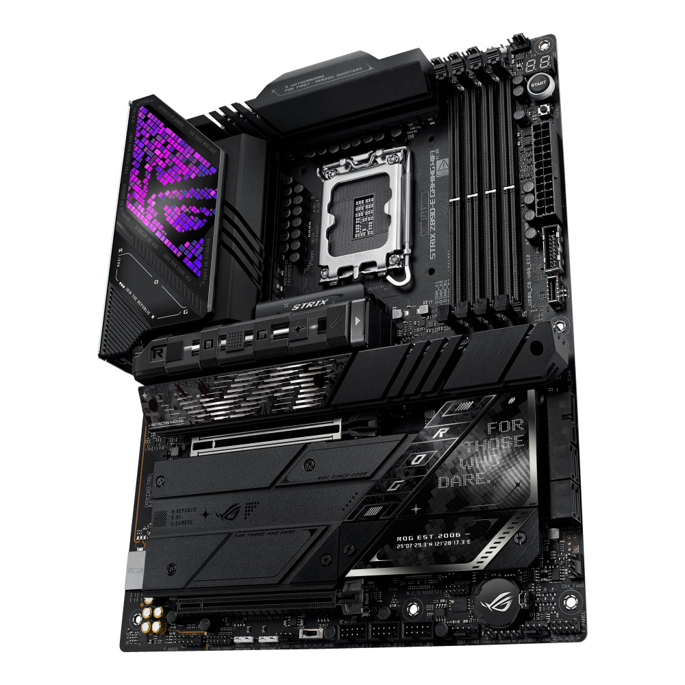ASUCM045751 ASUS ROG STRIX Z890-E GAMING WIFI - ATX - INTEL LGA 1851 - 4x DDR5 - PCIe 5.0 X16 - HDMI - DP - 7x M.2