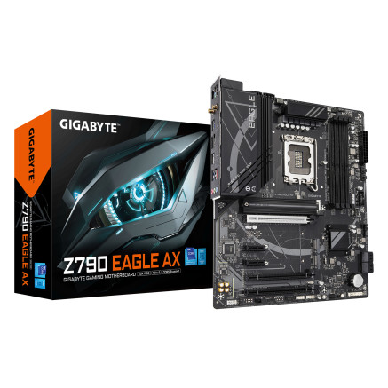 GIGCM045400 GIGABYTE Z790 EAGLE AX - ATX - INTEL LGA 1700 - 4x DDR5 - HDMI - DP - 3x M.2 - WIFI