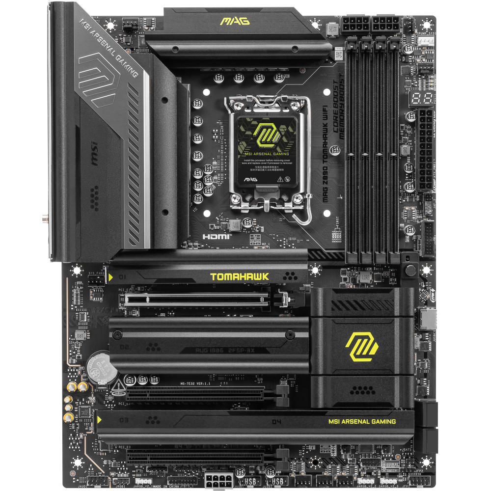MSICM045748 MSI MAG Z890 TOMAHAWK WIFI - ATX - INTEL LGA 1851 - 4x DDR5 - 3x PCIe X16 - HDMI - 4x M.2 MSICM045748 MSI MAG Z890 TOMAHAWK WIFI - ATX - INTEL LGA 1851 - 4x DDR5 - 3x PCIe X16 - HDMI - 4x M.2