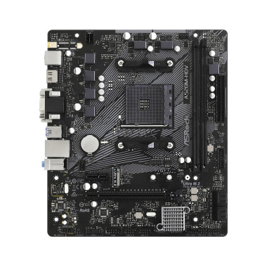 ASRCM035522 ASROCK A520M-HDV - MATX - AM4 - 2x DDR4 - VGA - DVI - HDMI