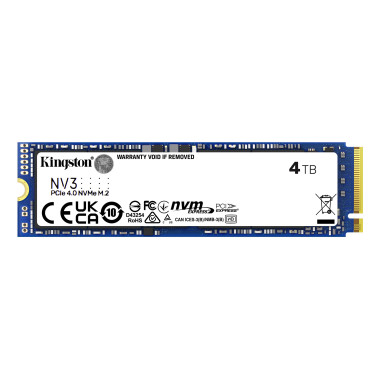 KNGDD045662 KINGSTON NV3 - 4To - SSD M.2 NVME - PCIE 4.0 - 2280
