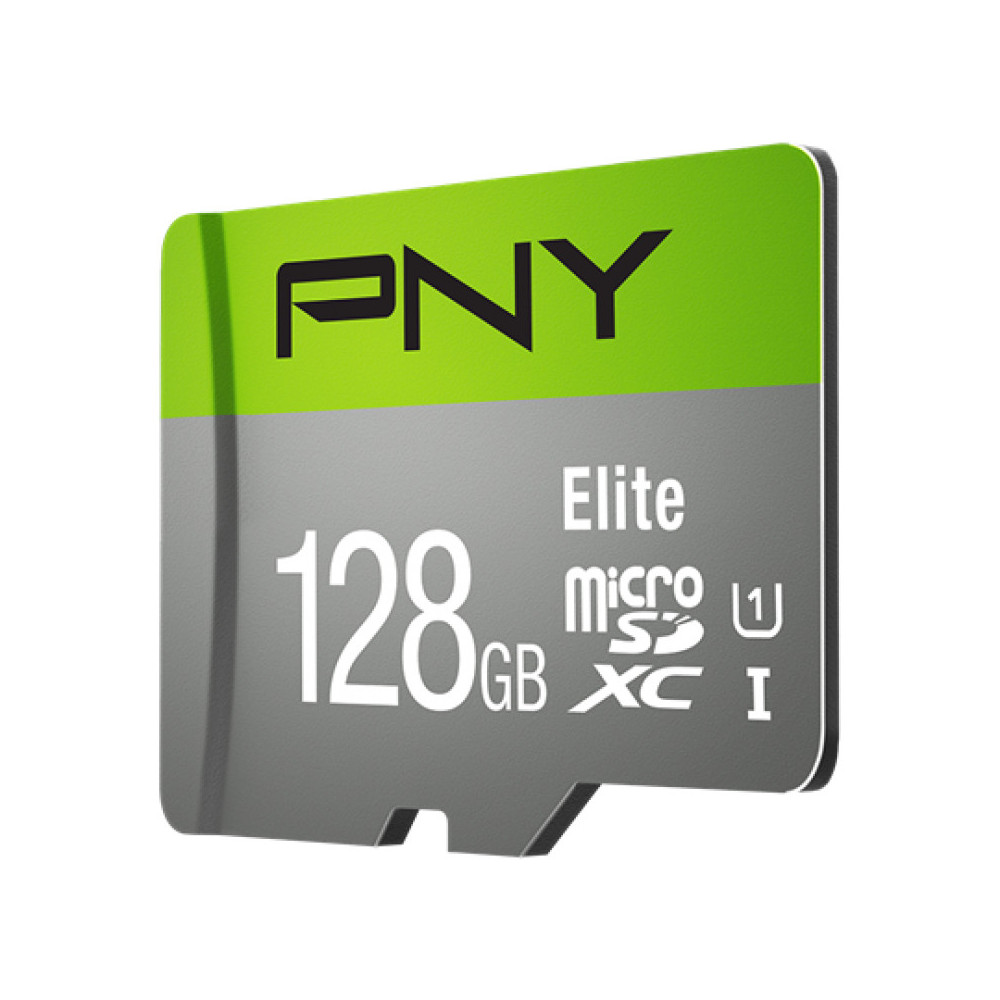 PNYMF037586 PNY ELITE MICRO SDXC 128Go - CLASSE 10 - 100GB S - UHS-I - ADAPTATEUR