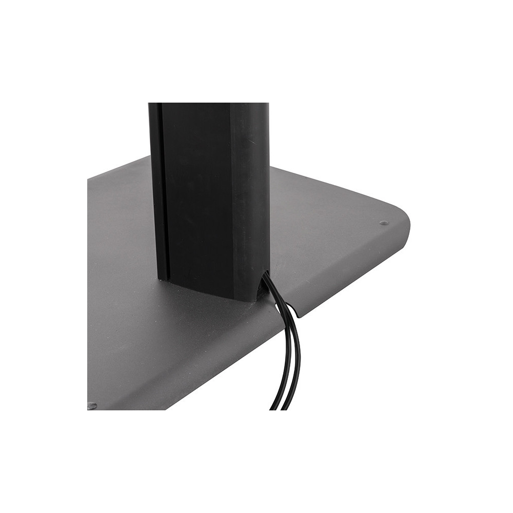 BTEEC036424 Support universel pour écran plat System X Charge max 70kg - Black Silver