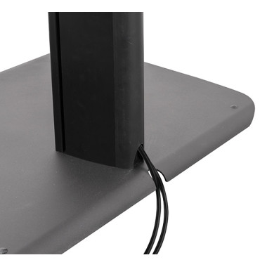 BTEEC036424 Support universel pour écran plat System X Charge max 70kg - Black Silver