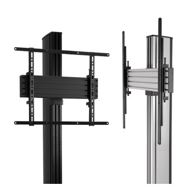 BTEEC036424 Support universel pour écran plat System X Charge max 70kg - Black Silver