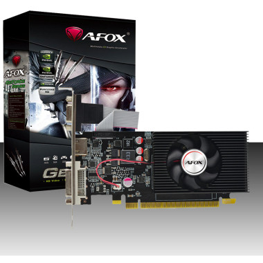 AFOCV037618 Carte Graphique - AFOCV037618 AFOX NVIDIA GT 730 -  4GB GDDR3 - HDMI - DVI - VGA - LOW PROFILE