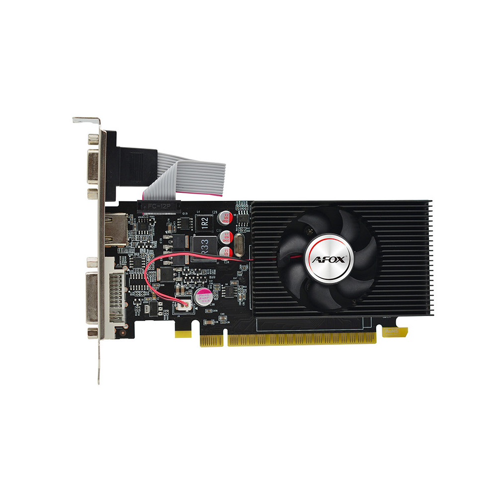 AFOCV037618 Carte Graphique - AFOCV037618 AFOX NVIDIA GT 730 -  4GB GDDR3 - HDMI - DVI - VGA - LOW PROFILE
