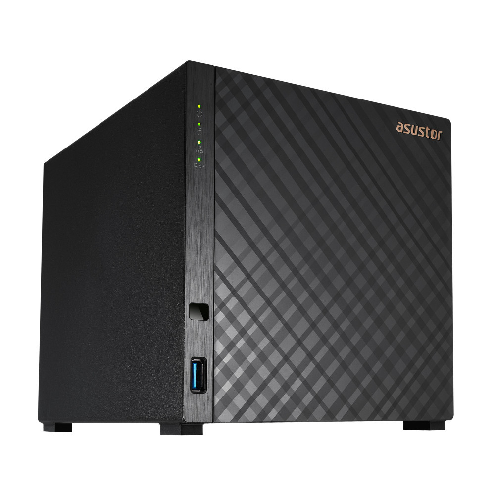 ASTBT037530 AS1104T NAS 4 baies SATA 1.4GHz Quadcore 1Go 1LAN 2.5GbE USB3.2