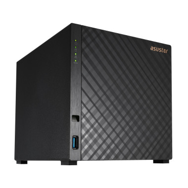 ASTBT037530 AS1104T NAS 4 baies SATA 1.4GHz Quadcore 1Go 1LAN 2.5GbE USB3.2