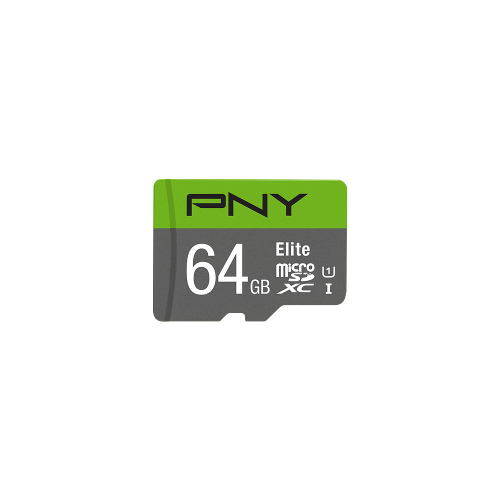 PNYMF037585 PNY ELITE MICRO SDXC 64Go - CLASSE 10 - 100GB S - UHS-I - ADAPTATEUR PNYMF037585 PNY ELITE MICRO SDXC 64Go - CLASSE 10 - 100GB S - UHS-I - ADAPTATEUR