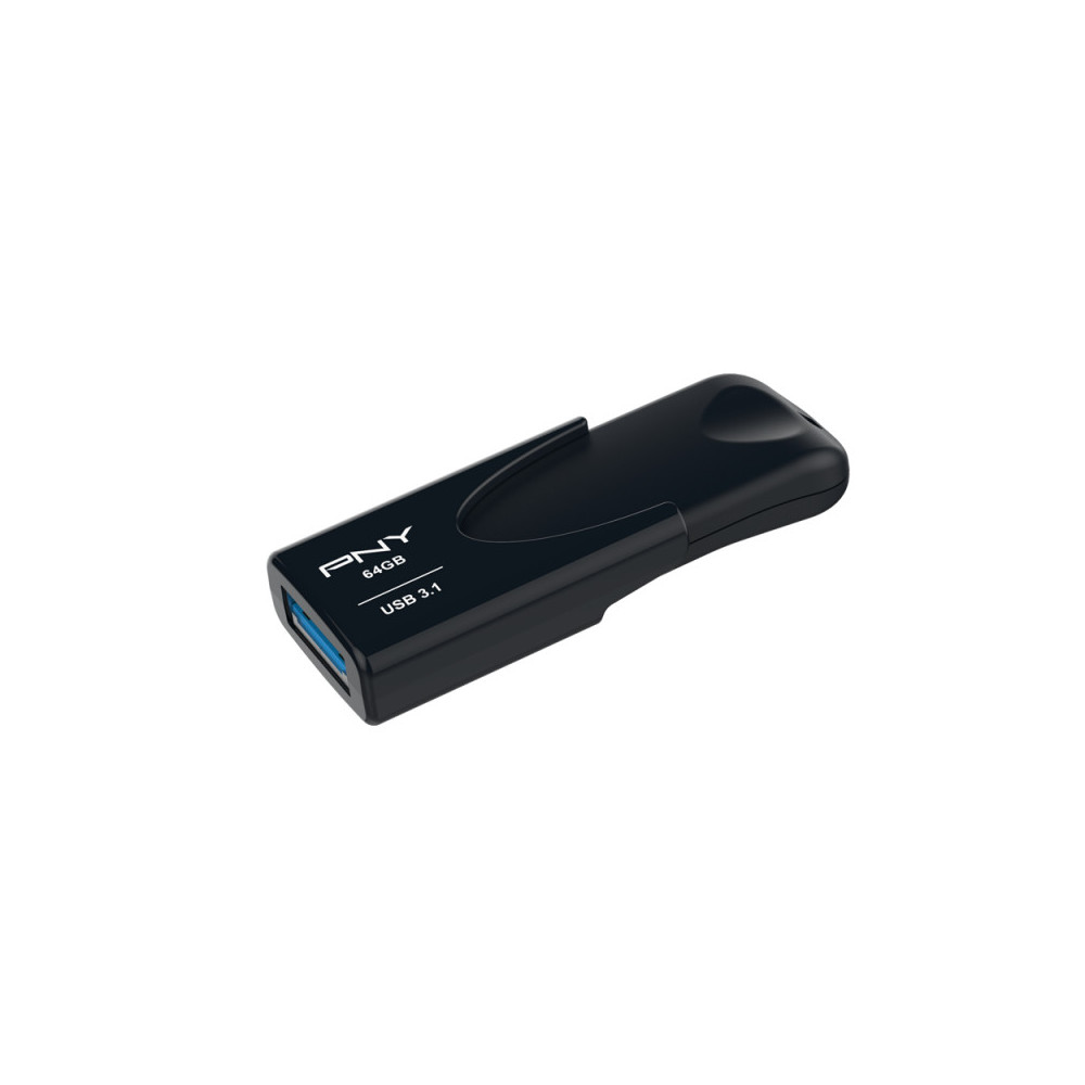 PNYDF037575 PNY ATTACHE 4 3.1 64Go - USB 3.1 - RETRACTABLE PNYDF037575 PNY ATTACHE 4 3.1 64Go - USB 3.1 - RETRACTABLE
