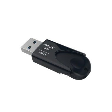PNYDF037575 PNY ATTACHE 4 3.1 64Go - USB 3.1 - RETRACTABLE