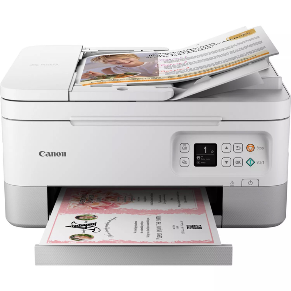CANIM043497 Pixma TS7451i White 3en1 LCD WIFI + chargeur