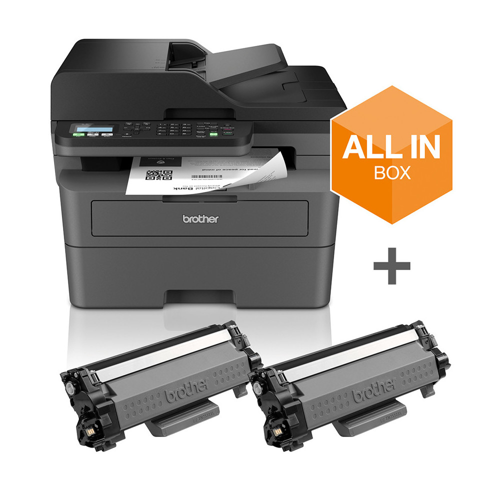 BROIML45730 Brother MFC-L2827DWXL Laser mono 4en1 BROIML45730 Brother MFC-L2827DWXL Laser mono 4en1