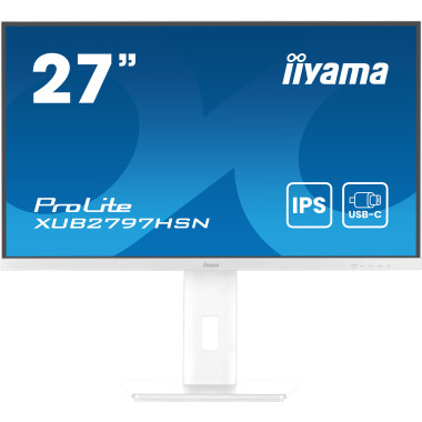 IIYEC045760 27p IPS FHD 1ms 300cd m² HDMI DP 4USB USB-C.dock RJ45 2x2W Règlable Blanc