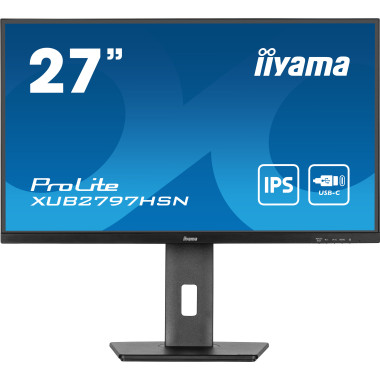 IIYEC045759 27p IPS FHD 1ms 300cd m² HDMI DP 4USB USB-C.dock RJ45 2x2W Règlable Noir