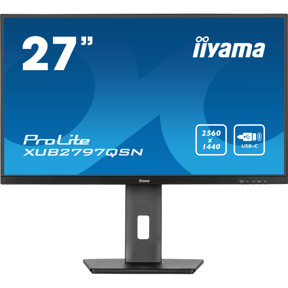 IIYEC045756 27p IPS 2560x1440 1ms 300cd m² HDMI DP USB-C dock 4USB RJ45 2x2W Règlable Noir IIYEC045756 27p IPS 2560x1440 1ms 300cd m² HDMI DP USB-C dock 4USB RJ45 2x2W Règlable Noir