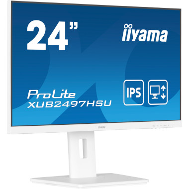 IIYEC045705 23.8p IPS FHD 1ms 3000cd m² HDMI DP 2xUSB 2x2W Règlable Blanc