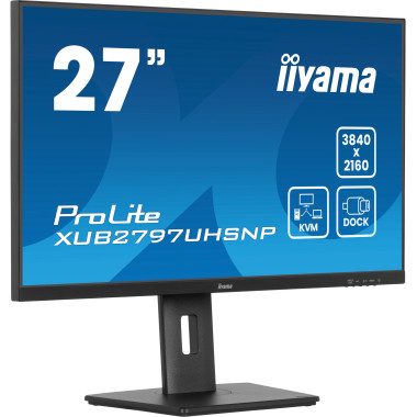 IIYEC045706 27p IPS 4K 4ms 300cd m² HDMI DP USB-CDock 4USB 2x2W KVM Règlable Noir